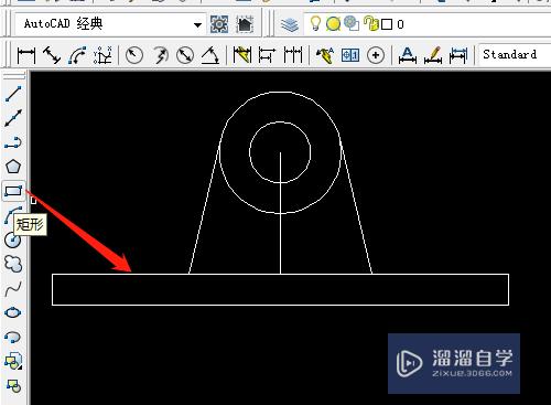 CAD怎样绘制轴承支座图？