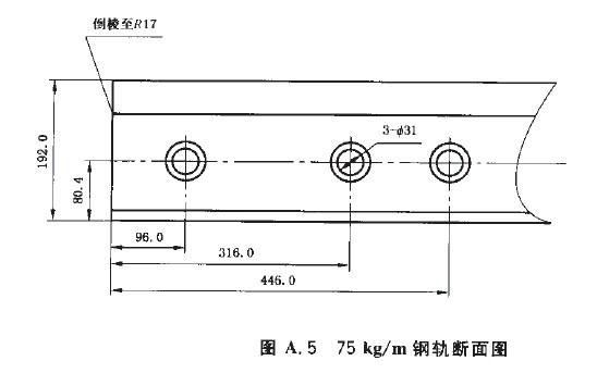 50kg钢轨断面图图片