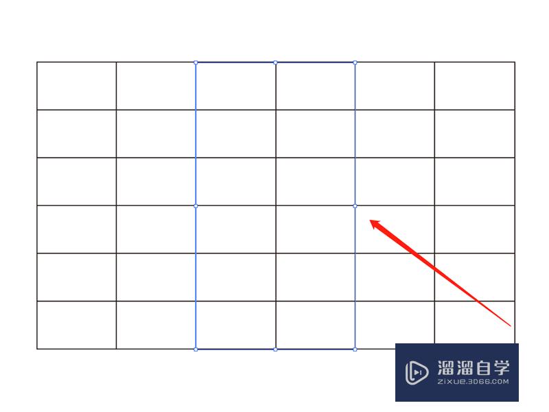 ai中快速绘制表格的方法
