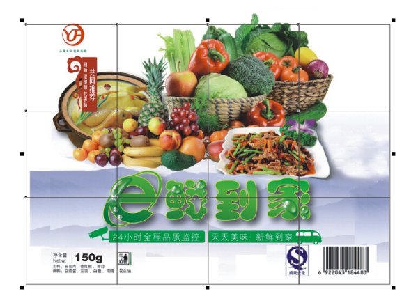 PS/CDR里怎么做出九宫格效果可以随意拖动的那种？