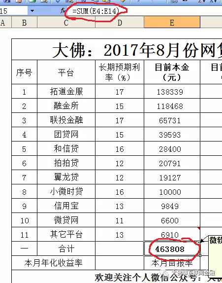 如何用Excel记个人账？