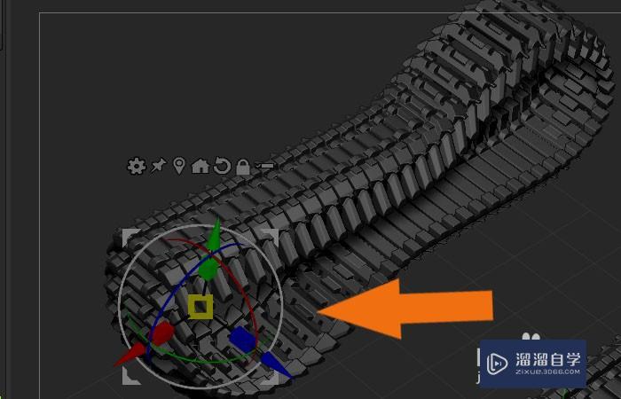 ZBrush2019软件中怎样修改履带模型？