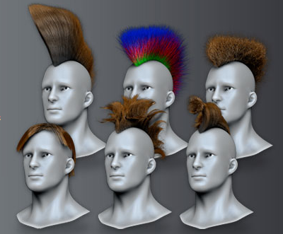 ZBrush制作的头发模型是怎么做出发丝材质的？