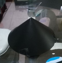 如何制作圆锥体的步骤？