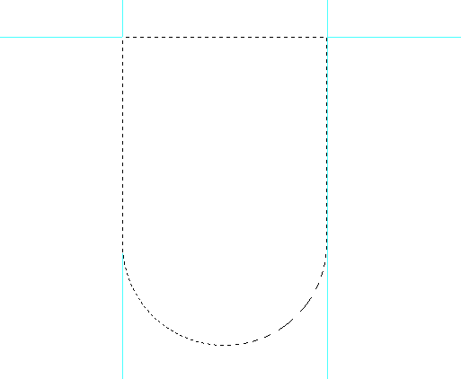 ps中如何画u型线条?