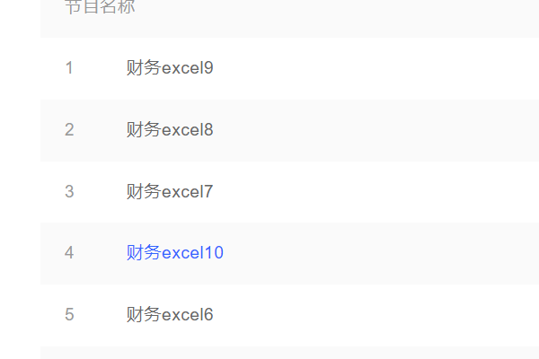 Excel表格视频教程百度网盘资源分享