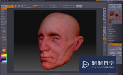 如何使用ZBrush绘制头部模型？