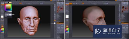 如何使用ZBrush绘制头部模型？
