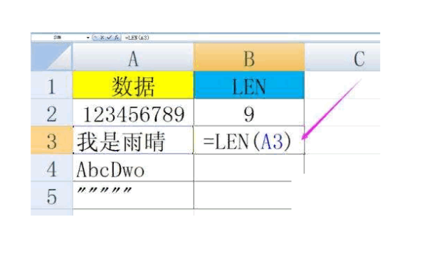 求解。Excel函数=len（单元格）与=lenb（单元格）有什么区别？