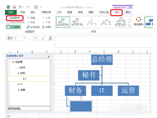 Excel如何制作树状图表？
