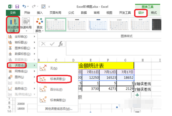 怎样将下面的Excel 表的内容做成阶梯式的图表？