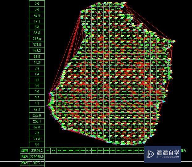 在Cass For CAD中利用方格网法计算土石方量