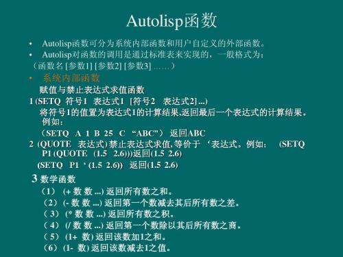 AutoCAD快速加载 Autolisp文件是什么？