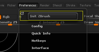 怎么删除ZBrush的最近打开？怎么恢复ZB原来的快捷键？
