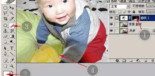如何用Photoshop去掉闪光灯阴影？