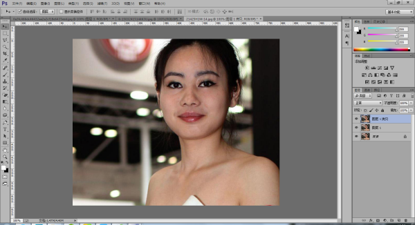 PhotoshopCS5怎么处理人像照片？