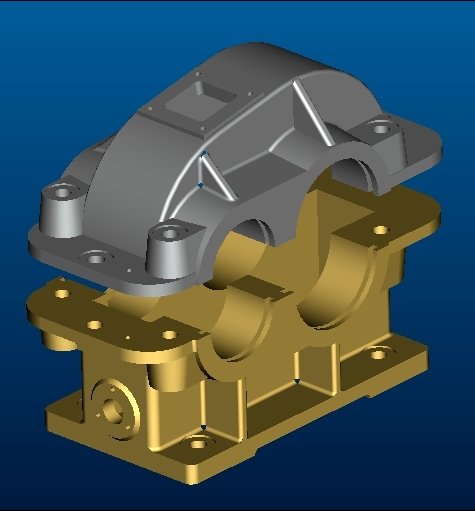 求一级齿轮减速器 箱体 箱盖的cad图!