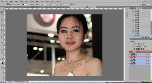 PhotoshopCS5怎么处理人像照片？