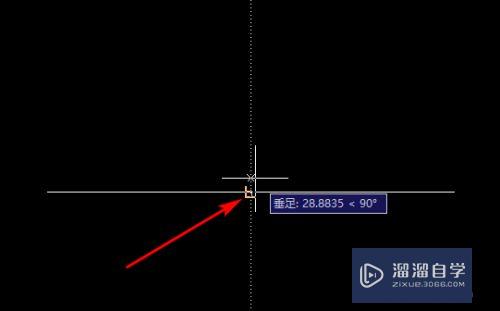 CAD中怎么捕捉垂足或切点？