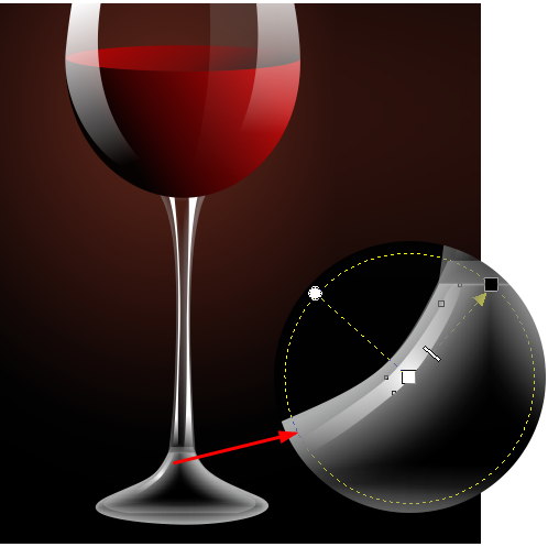 Photoshop怎么制作玻璃高脚杯？