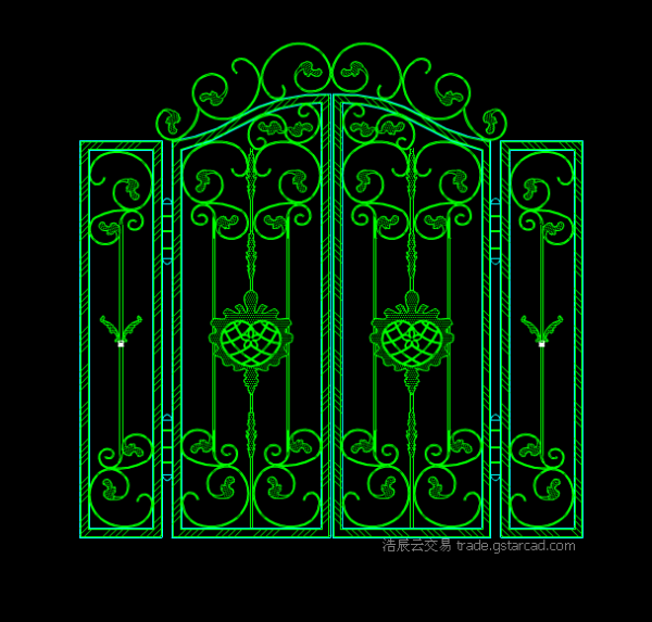 哪里有免费不锈钢防盗门cad 图纸?