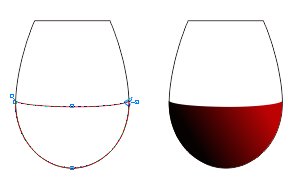 Photoshop怎么制作玻璃高脚杯？