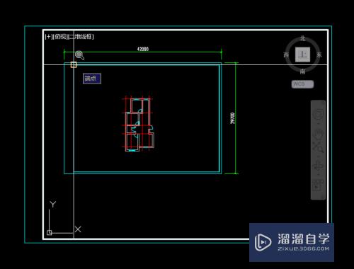 CAD中模型空间图框如何与布局空间图框重合？