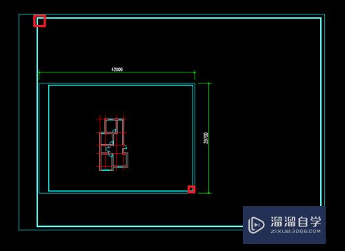 CAD中模型空间图框如何与布局空间图框重合？