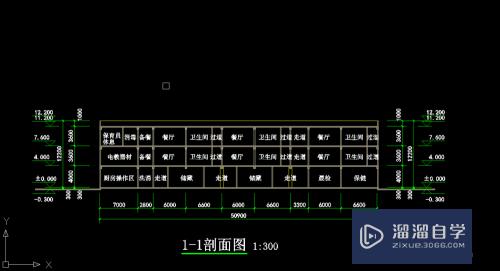 CAD根据平面绘制剖面的方法