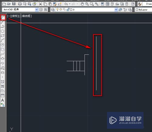 如何使用CAD绘制台阶？