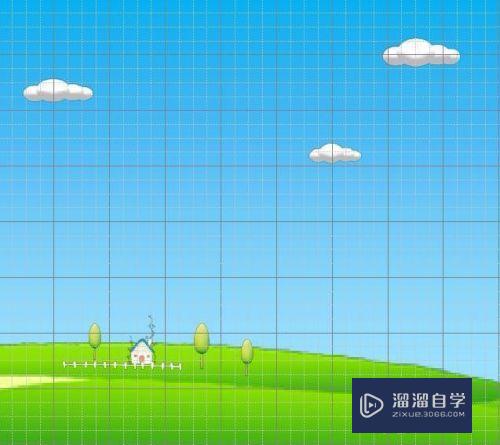 PS怎么在图层上<esred>设置</esred><esred>网格</esred>？