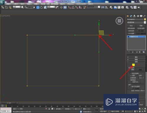 3DMax中样条线的直角怎么转成圆角？