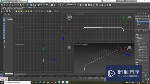 3DSMax怎样使用样条线的线？