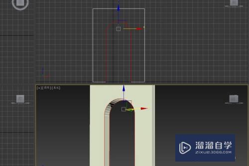 3DMax2014圆弧形门的制作