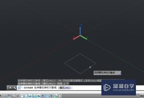 AutoCAD如何将二维图形拉伸成三维实体？