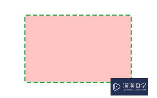 PS中怎么给矩形添加虚线描边？