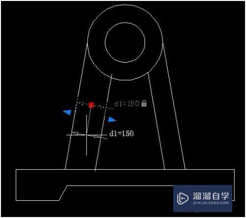 AutoCAD如何标注对齐尺寸约束？