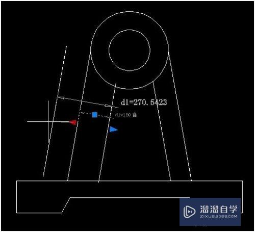 AutoCAD如何标注对齐尺寸约束？