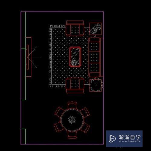 装修设计--CAD绘制电视背景墙