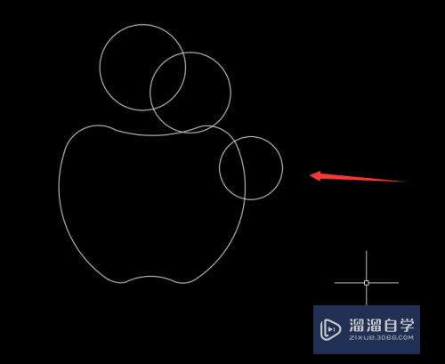 如何用CAD画苹果logo？