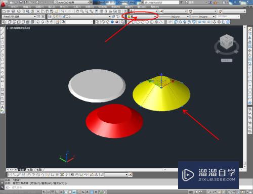 CAD如何三维倾斜拉伸？