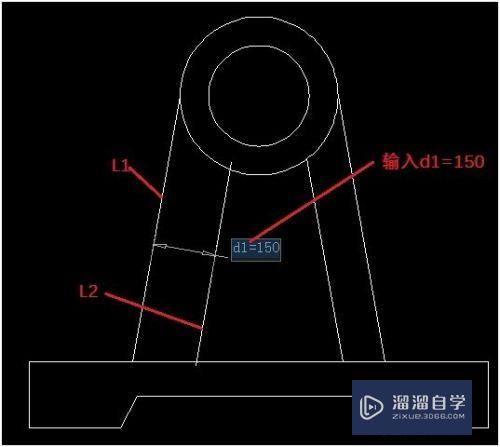 AutoCAD如何标注对齐尺寸约束？