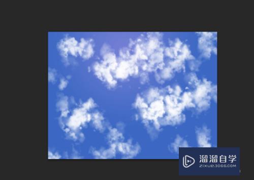 如何用Photoshop画出天空中的云彩？