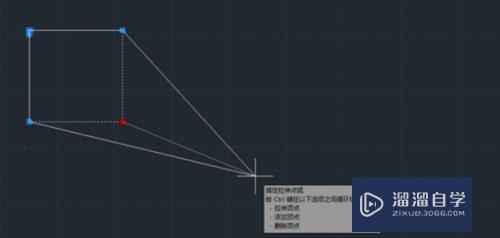 CAD2007怎么拉伸矩形？