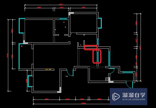 CAD 2008自学教程：[29]CAD2008墙面改造图