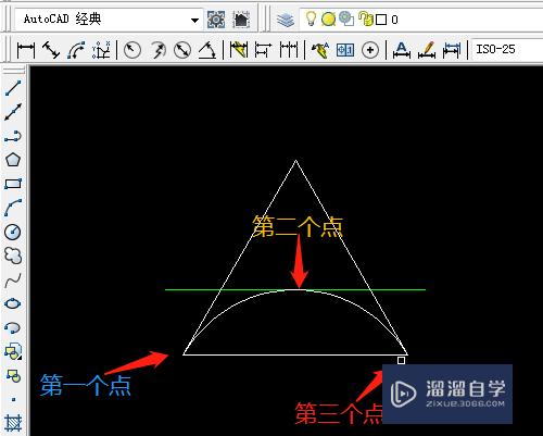 CAD怎样应用圆弧工具绘制花瓣图形？