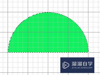 怎么用Photoshop画半圆？