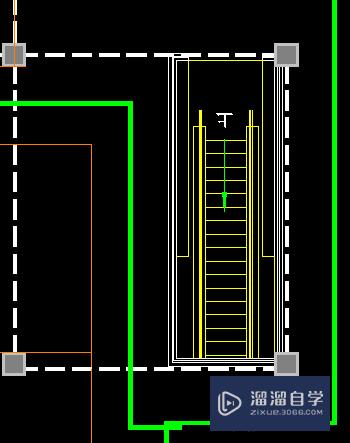 CAD中如何区分单跑、双跑、踏梯、坡梯及走向？