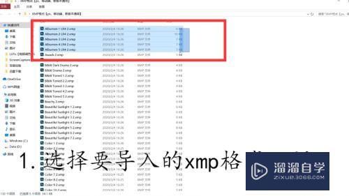 PS如何导入xmp预设？