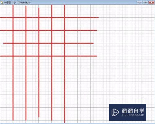 PS如何绘制网格线？